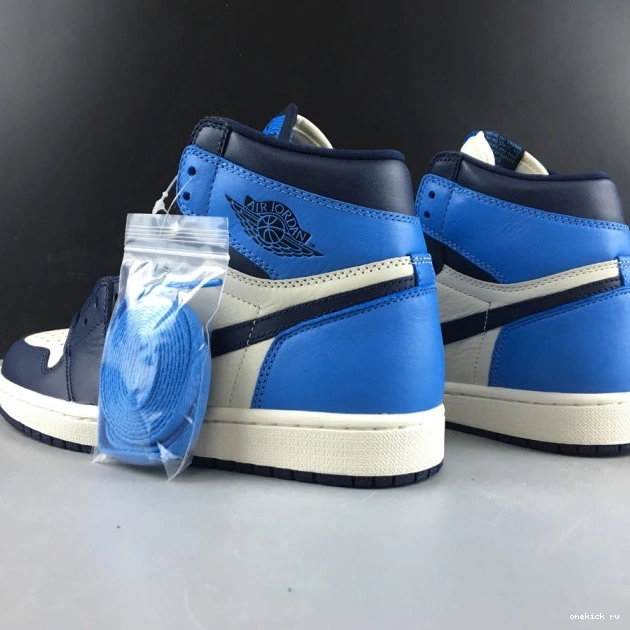 Rep Onekick Jordan High OG Obsidian 1 Retro Air 555088-140 0528